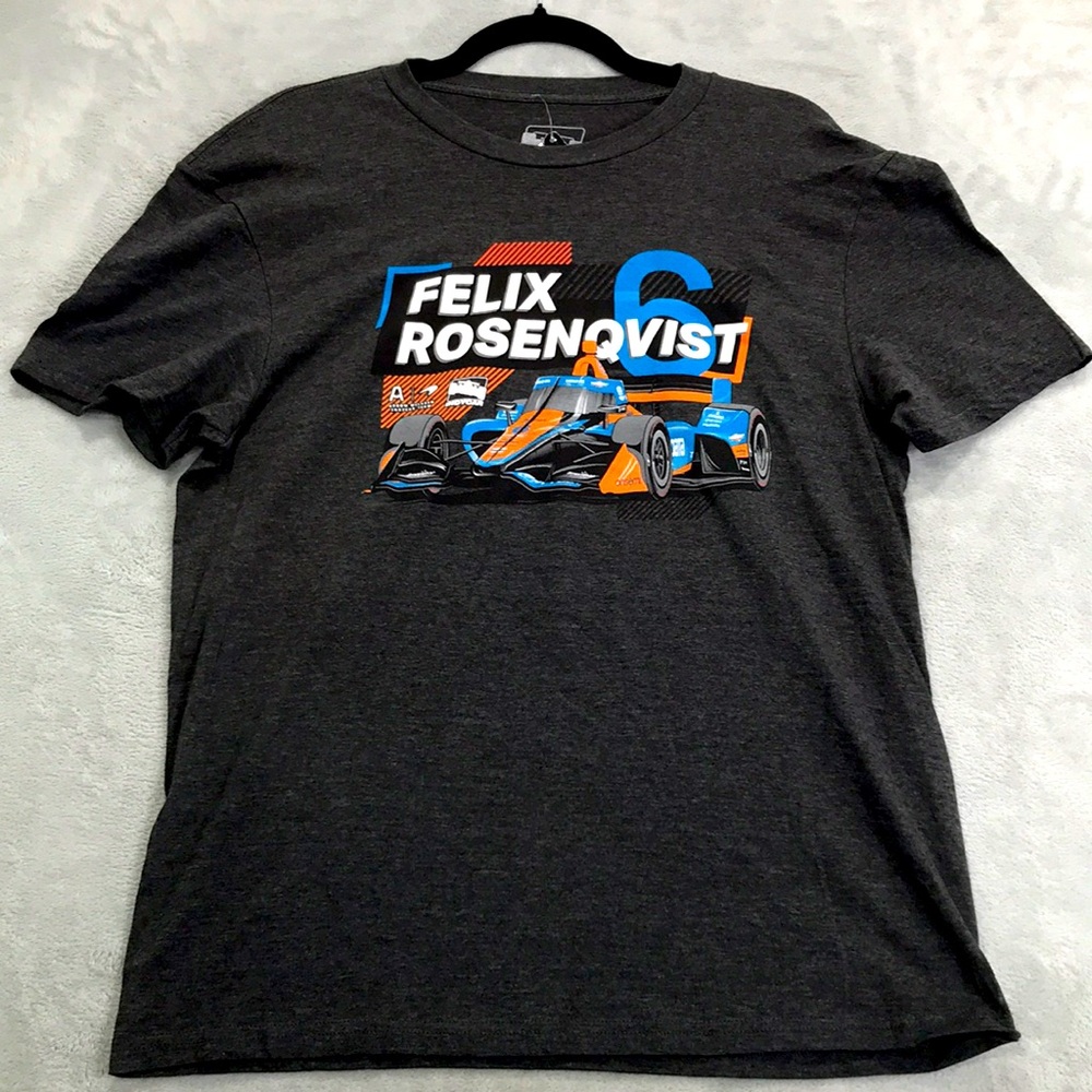 IndyCar  Felix  Rosenqvist Car  Graphic Tee Men's Size M  New